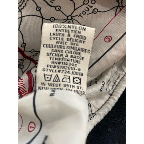 CPT Jacket Men’s Size 2XL Color Black Nylon Flight Jacket by Cockpit USA Map - Picture 10 of 12